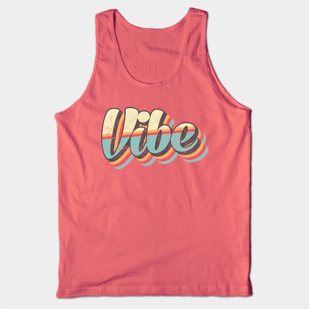 Vibe 70's Retro Tank Top by BeyondTheDeck